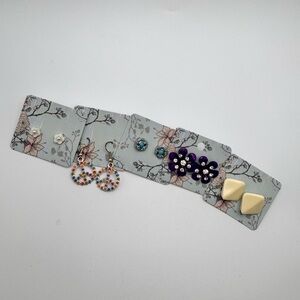 Colorful Mixed Earring Bundle | 5 Pairs | Floral, Peace, Studs & Statement